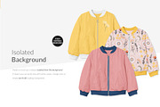 Baby Bomber Jacket Mock-ups Set, a Hoody Mockup by Mocca Mockups Store (Thumbnail 16 of 22)