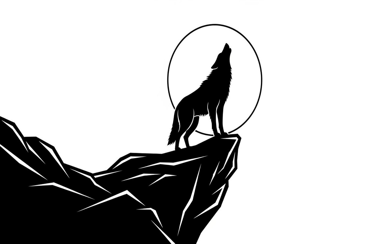 40 Wolf Moon Silhouette Vector Bundl, an Illustration by Amazin_art (Photo 3 of 41)