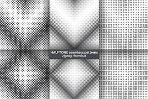 Halftone seamless patterns