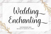 Wedding Enchanting, a Script Font by Artkenza (Thumbnail 1 of 7)