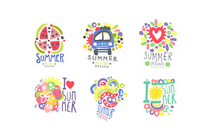 Summer Logo Original Design, an Object Illustration by TopVectors