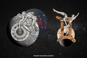 Cosmic Zodiac Collage Creator