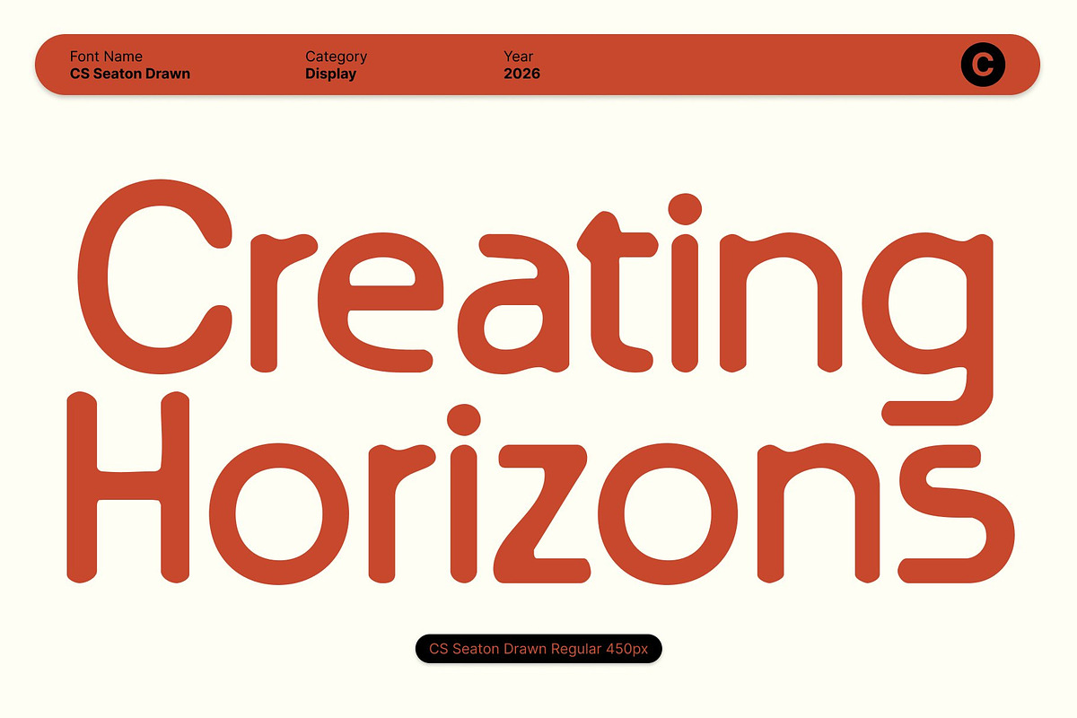 CS Seaton Drawn, a Sans Serif Font by Craft Supply Co. (Photo 3 of 8)