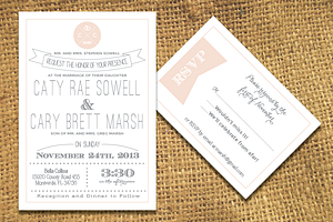 Handcrafted Wedding Invitation Pack