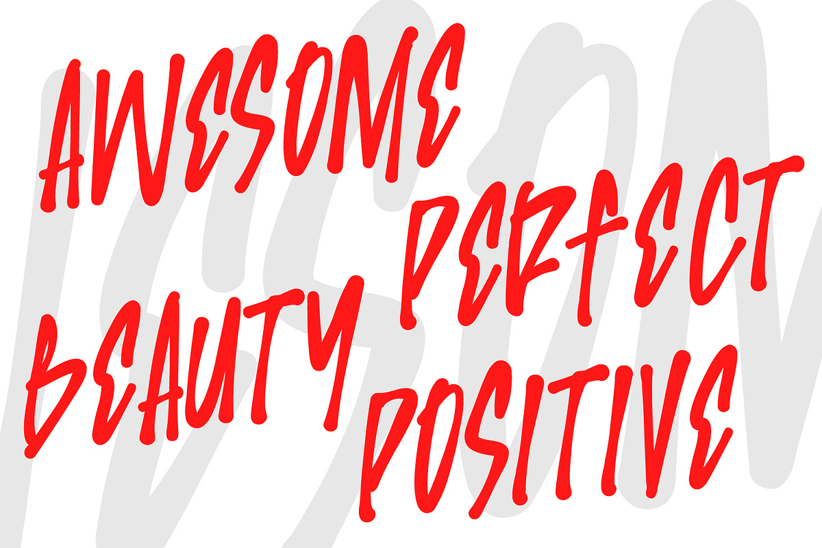 Klowin Beruar Bold Energetic Brush, a Handwritten Font by Maulana Creative (Photo 2 of 7)