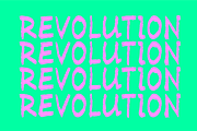 Brush font Revolution., a Handwritten Font by Mark Skitsky (Thumbnail 2 of 7)