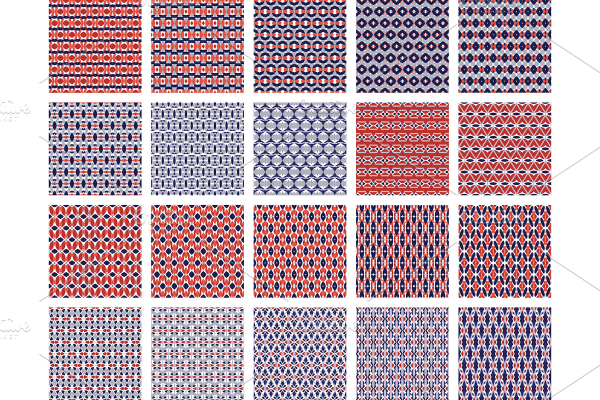 GALLENO geometric seamless patterns., a Pattern Graphic by Peolla (Photo 9 of 9)