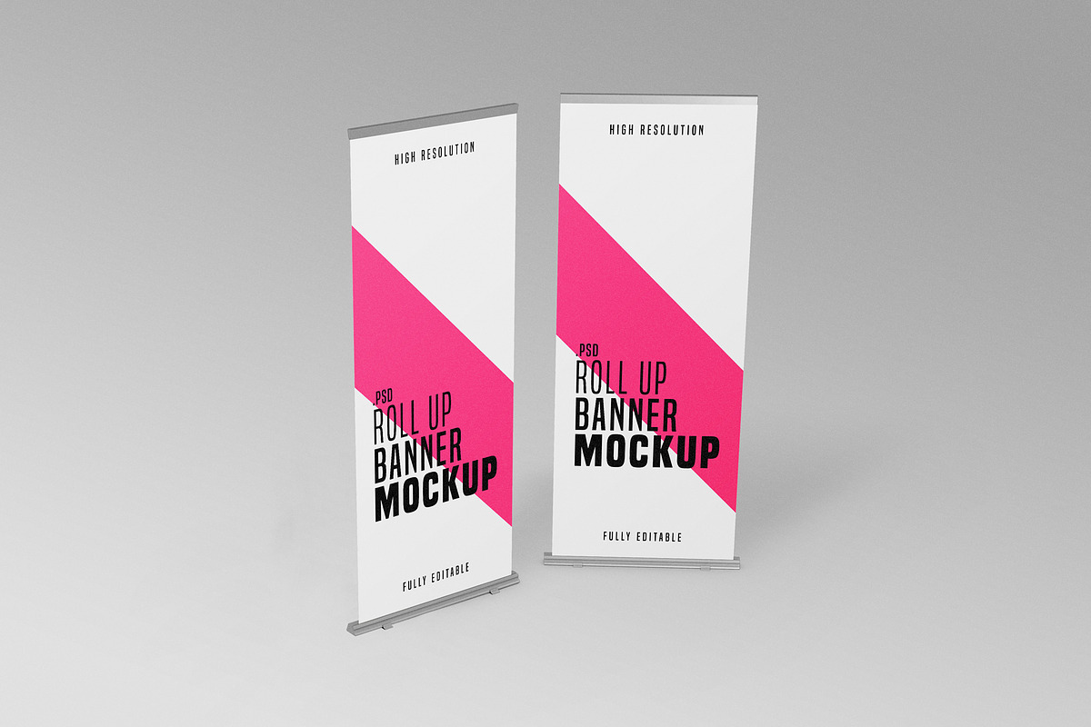 Rollup Mockup Template, an Advertising Mockup by ZAAS (Photo 5 of 8)