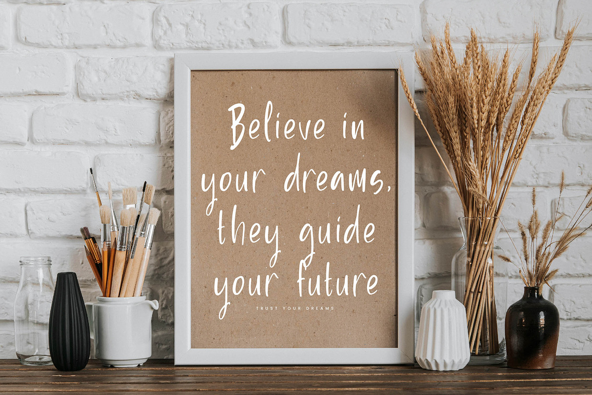 Sunlight Peaceful, a Handwritten Font by Integritype Studio (Photo 14 of 15)