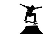 skateboard trick silhouettes showcas, an Illustration by Amazin_art (Thumbnail 4 of 31)