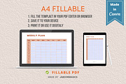 Weekly Planner Template, Canva, a Templates & Theme by Jaboor Magics (Thumbnail 2 of 4)