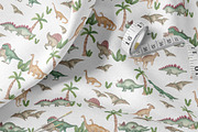 Watercolor Dinosaurus Collection, a Pattern Graphic by Oksana Dovhopol Art (Thumbnail 13 of 16)