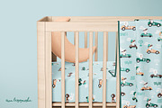 Bunny Race - Vector Pattern & Prints, a Pattern Graphic by Brzozowska (Thumbnail 4 of 8)