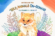 Wild Animals On-Demand, an Animal Illustration by Stella's Graphic Supply (Thumbnail 1 of 5)