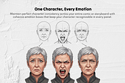 Wrinkled Face Stamp Brushes Set, a Brush Add-On by Selentaori Studio (Thumbnail 10 of 13)