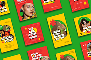 Mangoo Retro Instagram Template, a Social Media Template by Shinra Labs (Thumbnail 2 of 6)