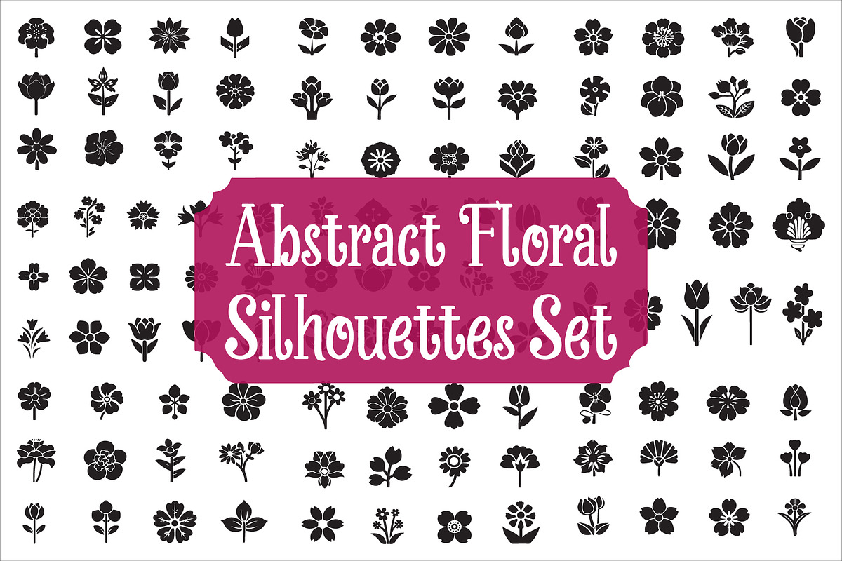Decorative Botanical Clipart Set, an Illustration by yasushie