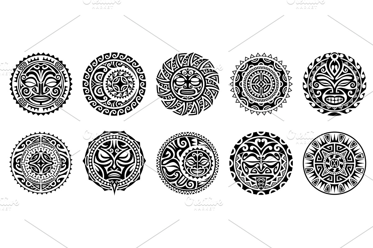 Tribal Maori tattoo. Vector, a Decorative Illustration by Buch&Bee