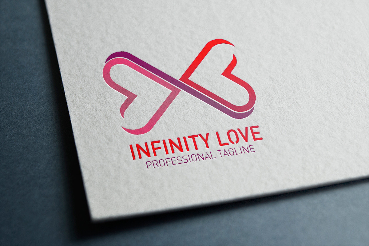 Infinity Love Logo, a Branding & Logo Template by essegraphic