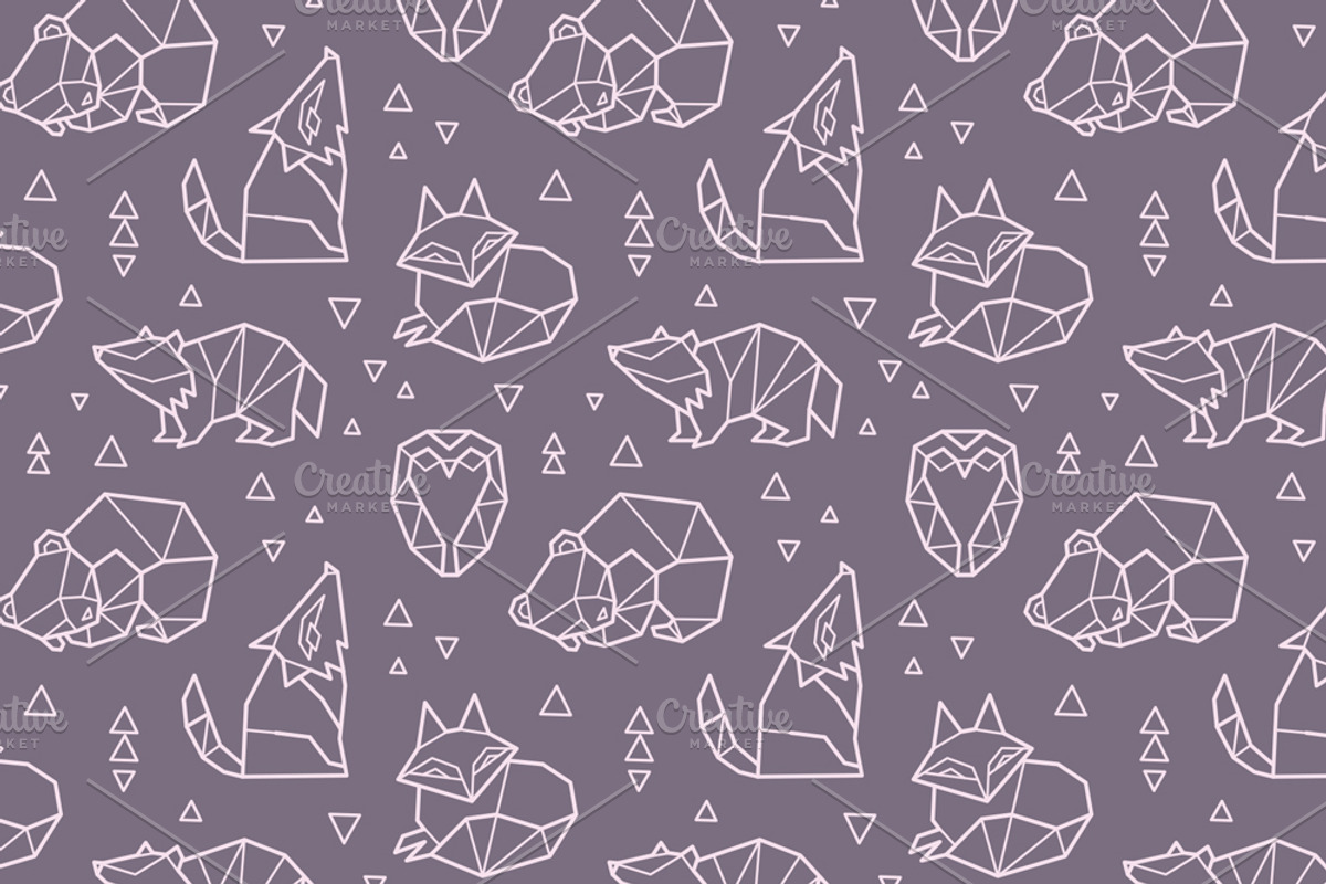 Gold Geometric Patterns, a Pattern Graphic by PenguinHouse (Photo 4 of 10)