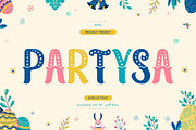 Partysa Display Handwriting, a Handwritten Font by infernostudio3 (Thumbnail 1 of 10)