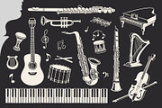 Retro Music Illustrations & Decor, a Decorative Illustration by Adiemus (Thumbnail 2 of 6)