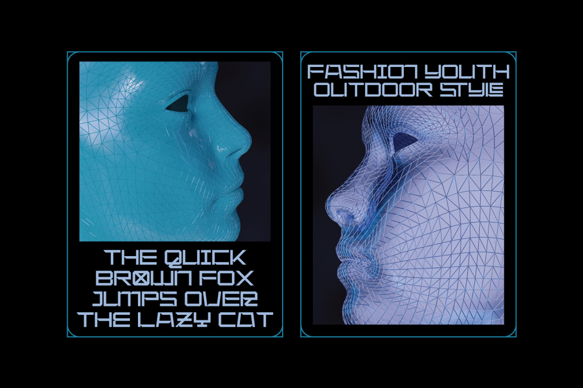 Klase - Cyberpunk Font, a Sans Serif Font by tebaltipislab (Photo 5 of 9)