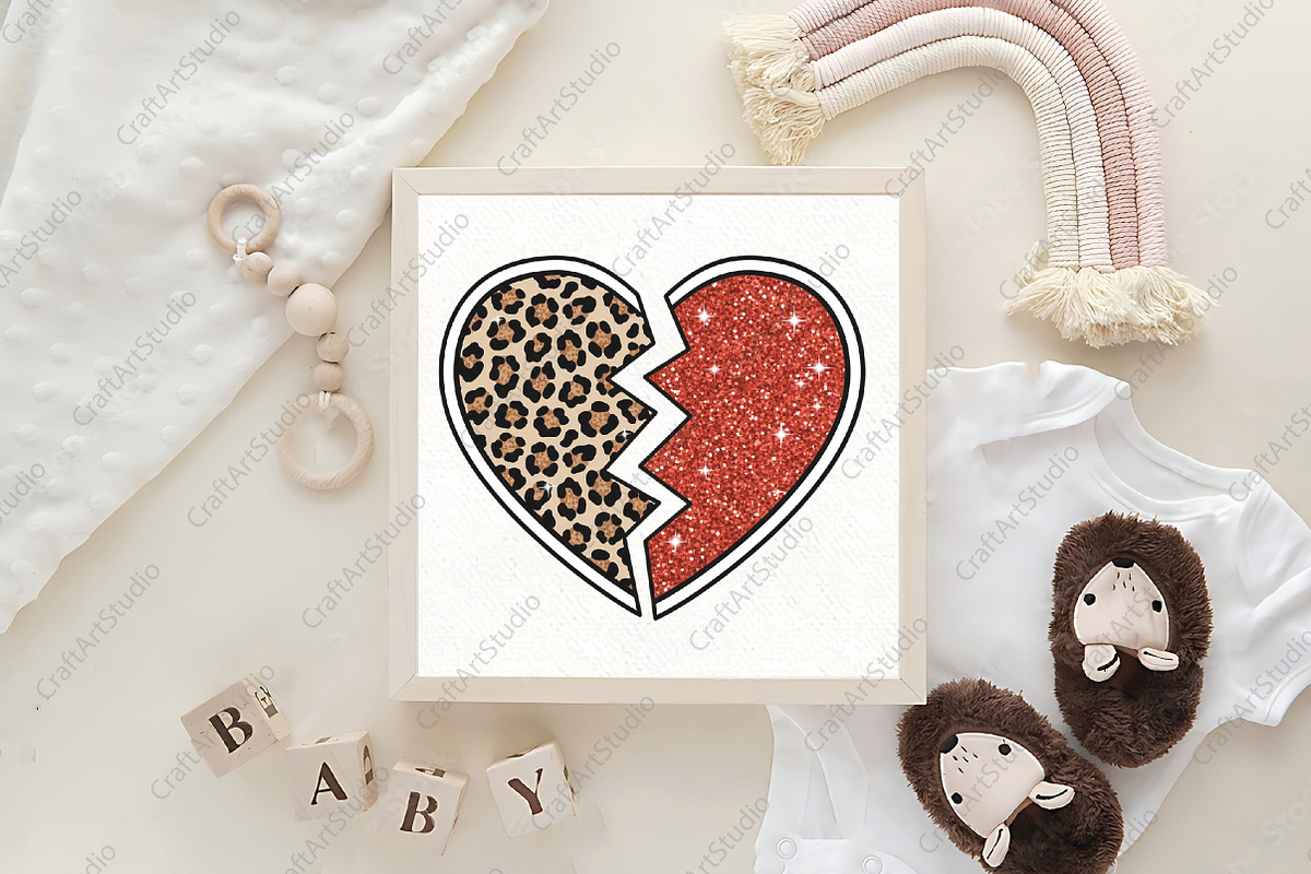 Valentine’s Day Love Heart PNG, an Illustration by CraftArtStudio (Photo 4 of 4)