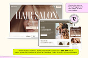 Hairdresser Stylist Website Template, a Templates & Theme by Template Twist Shop (Thumbnail 8 of 10)