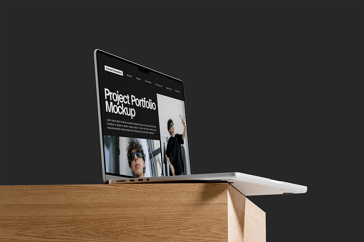 Laptop Presentation Mockup, a Mac Mockup by SimpangGraphics (Photo 3 of 4)