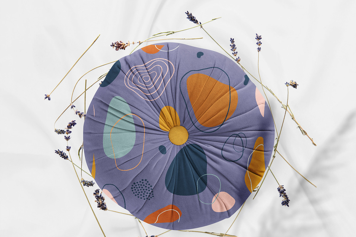 Pillows vol.4: with floral elements, a Print Template by Mocca Mockups Store (Photo 13 of 29)