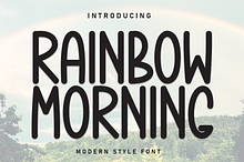 Rainbow Morning | Script Font
