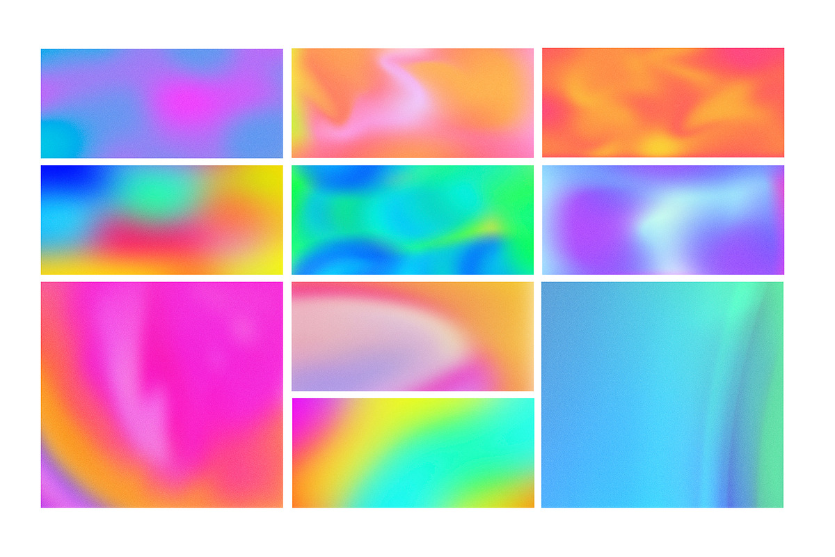 Vivid & colorful gradients 001, a Texture Graphic by Nubikini Studio & Co. (Photo 3 of 10)