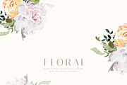 Watercolor Floral Background Pattern, a Decorative Illustration by WalaPalette (Thumbnail 5 of 6)