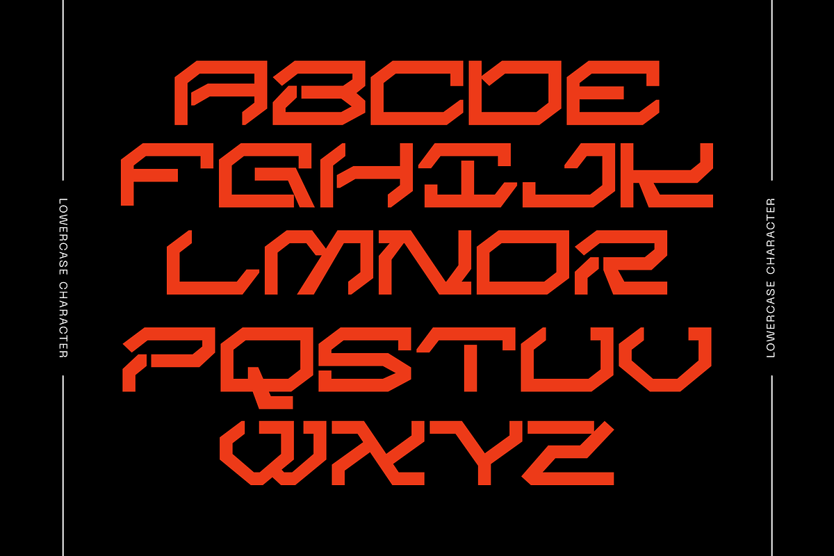 Space Cyber - Modern Futuristic Font, a Sans Serif Font by Nirmana Visual (Photo 5 of 10)