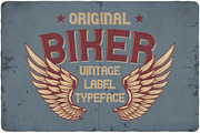 Biker typeface, a Symbol Font by VozzyStock (Thumbnail 1 of 7)