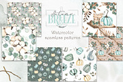 Autumn Breeze. Watercolor collection, an Object Graphic by Ana-Sakuta (Thumbnail 13 of 20)