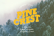 Pine Crest Rustic Serif Font, a Serif Font by Mystik Vision (Thumbnail 1 of 4)