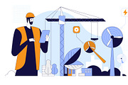Energy technology, a Technology Illustration by IcoMaker (Thumbnail 6 of 7)