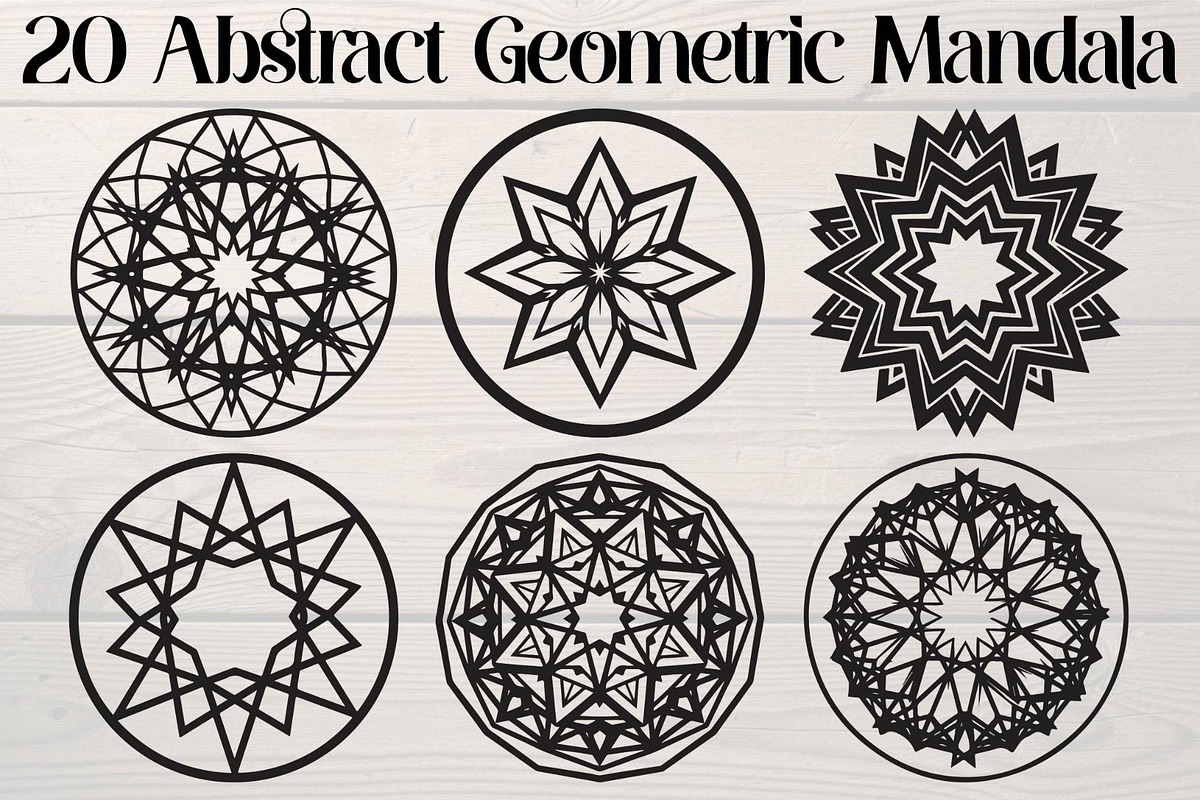 Abstract Geometric Mandala, an Object Graphic by Creativeshirt (Photo 1 of 17)