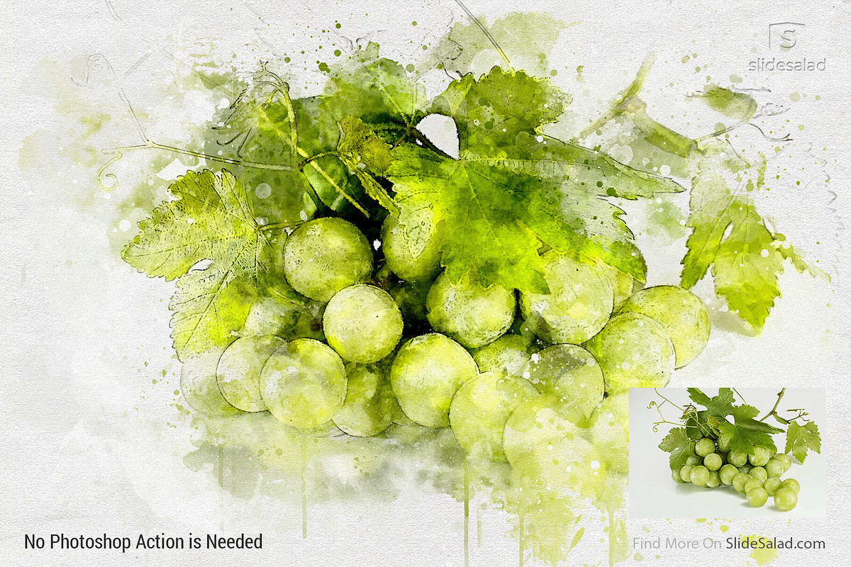 Watercolor Photoshop Mock-ups, an Action Add-On by SlideSalad (Photo 11 of 36)