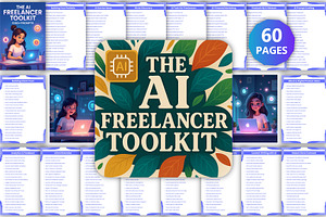 AI Freelancer Toolkit 1000+ Prompt, a Stationery Template by Designmela01