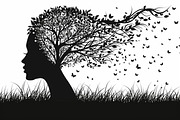Tree Woman Laser Cut Bundle, an Object Graphic by BIPLOB EXPERT (Thumbnail 9 of 11)