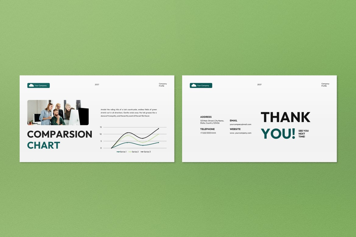 White Online Store Manager PPT, a Presentation Template by graphicook (Photo 4 of 4)