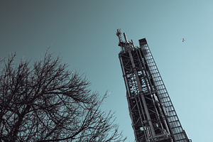 Industry versus nature minimalism, an Industrial Photo by SkyNext