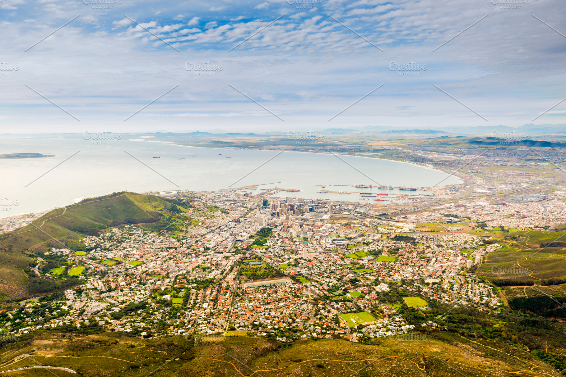 Aerial View of Cape Town, an Architecture Photo by THP Creative