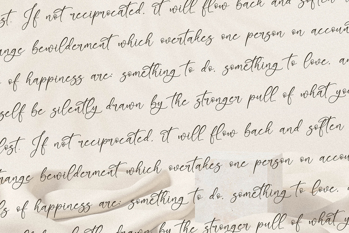 Aloruty Fortune Beauty Calligraphy, a Script Font by Letterena Studios Script (Photo 11 of 15)