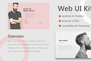 Web UI Kit, an UI Kit Template by Design_Space (Thumbnail 1 of 4)