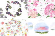 Whispered Archive 33 in 1 watercolor, a Seasonal Illustration by LiChu Art (Thumbnail 3 of 10)