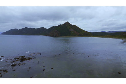 Northern reef coast of sea with, a Nature Photo by Media Whale Stock